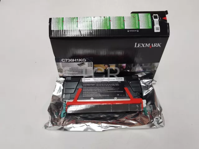 Lexmark C736H1KG Black High Yield Toner Cartridge C736 X736 Genuine OEM