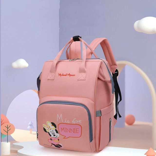 Lady Girl Woman Disney Minnie Mickey Diaper Backpack Shoulder Messenger Hand Bag