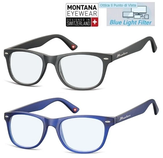 Occhiali Con Lenti Anti Luce Blu-viola