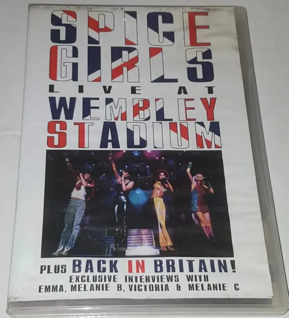 Spice Girls : Live At Wembley Stadium 1998 (DVD, Region 0) Rare OOP - FREE POST
