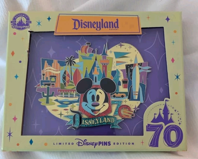 NEW D23 EXPO 2024 Disneyland 70th Anniversary Jumbo Pin Mickey Mouse