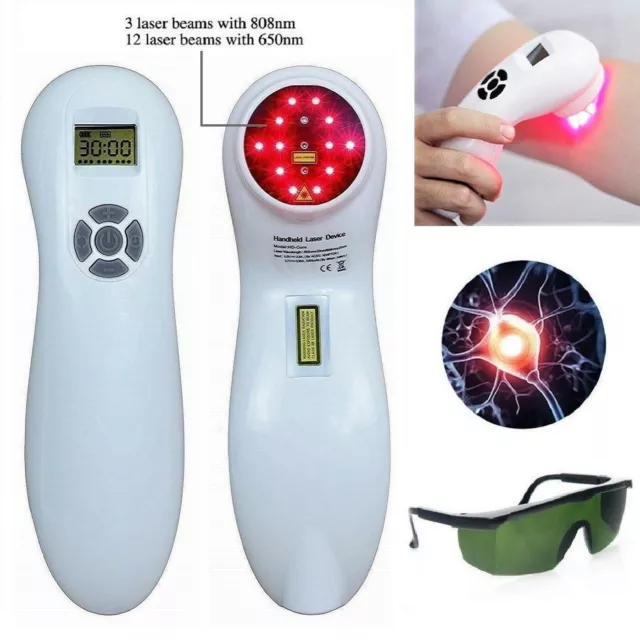 Cold Laser Therapy Body Pain Relief Device Soft Healing Lazer 510mW Pet Friendly