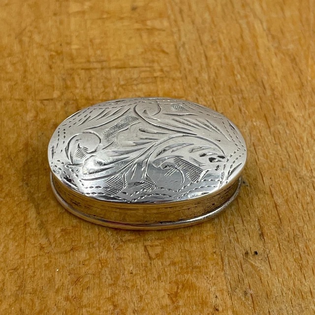 彫刻・オブジェ Vintage London Hallmark 1984 Pill Box 彫刻・オブジェ Vintage London Hallmark 1984 Pill Box British