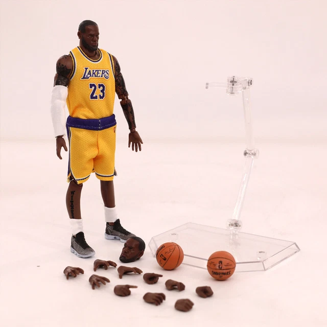Hot MAFEX 127# 6.5" Model LeBron James 1/12 Realistic Clothes #23 Action Figures