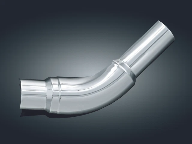 Kuryakyn 9196 - 'Bridge the Gap' Heat Shield, Chrome - for '93-'08 HD Touring
