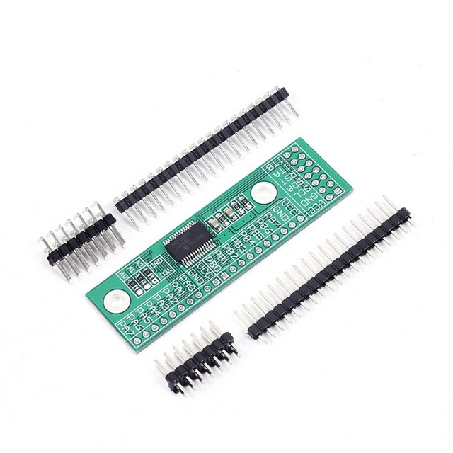 MCP23017 I2C Interface 16bit I/O Pin Board IIC to GIPO Convert Extension Module
