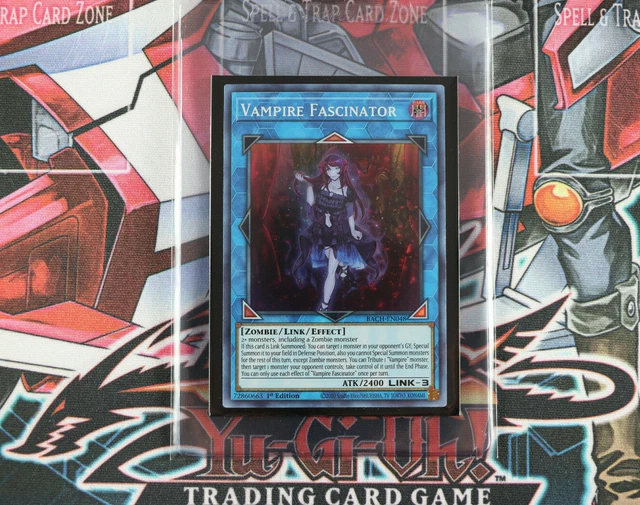 YuGiOh Vampire Fascinator BACH-EN048 1ST Edition Super Rare