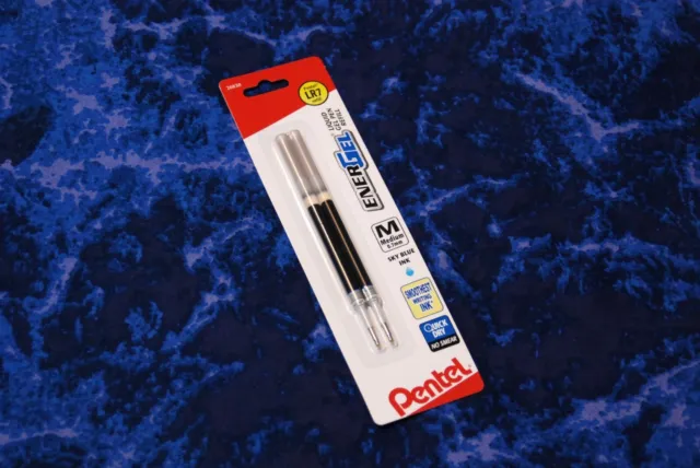 Pentel EnerGel 0.7mm Sky Blue Ink Refill 2-pack