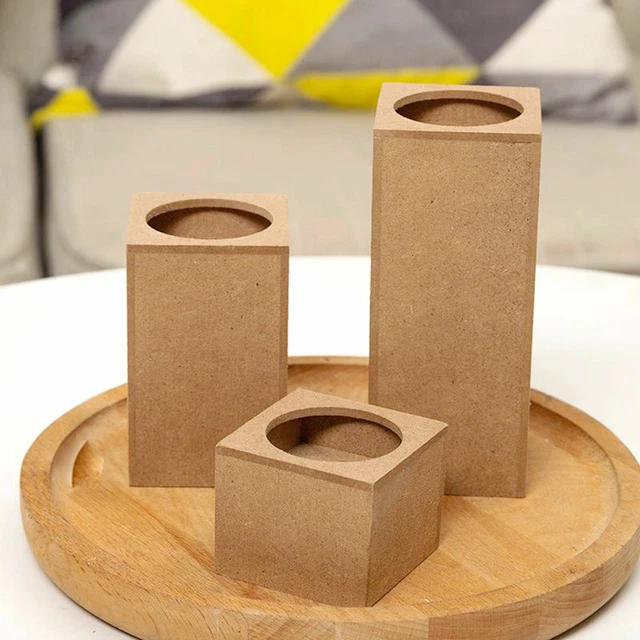 Set von 3 Stück Teelichthalter, Einfach zu Betriebs, Tisch Dekoration für