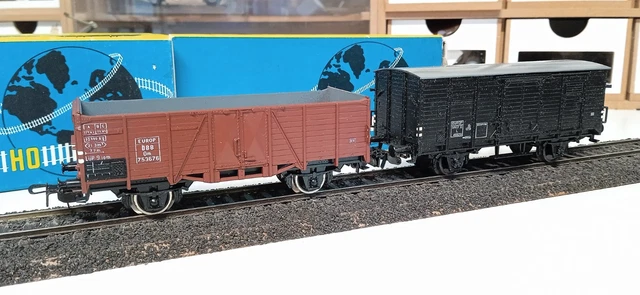 Roco 4375B Ho Sncf Wagon Couvert Uic 2 Essieux Type Gs 120 5 568 2 Proche Neuf sans Boite