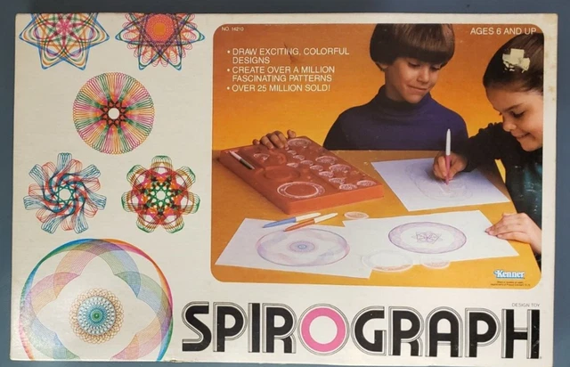 Vintage 1981 Kenner Spirograph No 14210 Educational Drawing & Designing