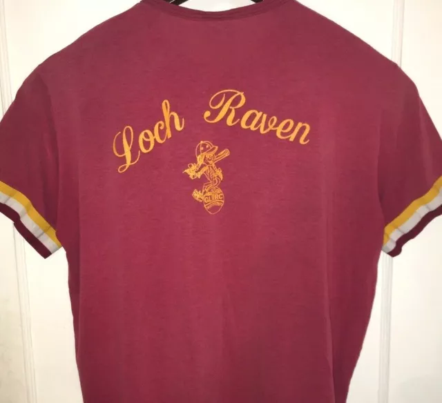 Vtg LOCH RAVEN JERSEY Rare T Shirt BALTIMORE MARYLAND Baseball USA MADE Softball