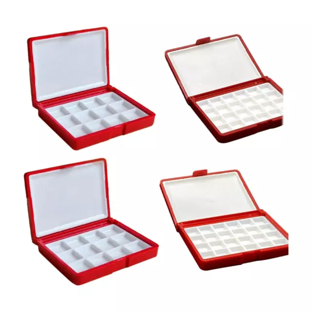 Leere Aquarellpalette Farbbehälter Farbpalette Box für Künstler