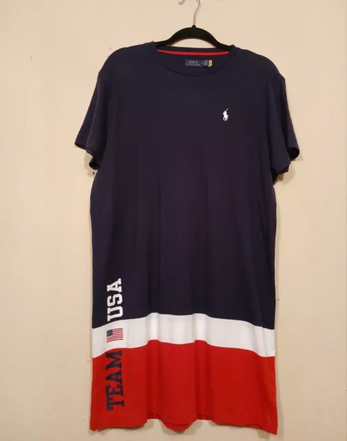 Ralph Lauren Shirt Dress Womens Large Team USA 2020