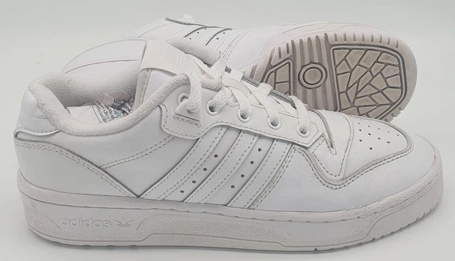 Adidas Originals Rivalry scarpe da ginnastica basse in pelle EF8729 triple bianche UK6/US6.5/EU39