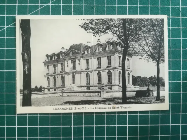 sb096 CPA TBE circa 1920 Val d'oise - Luzarches - Château de st Thaurin