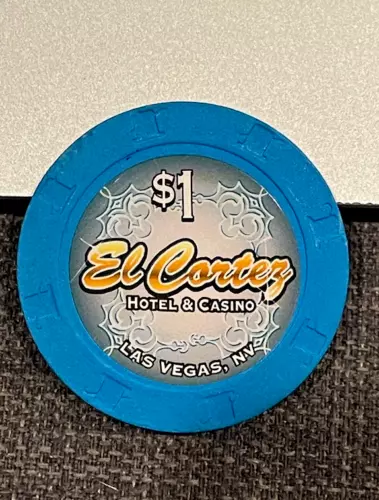 $1 El Cortez Casino Chip Las Vegas Nevada Poker Chip Casino Chip Token