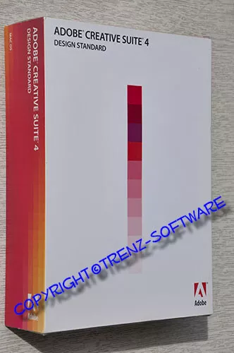 Adobe Creative Suite 4 Design Standard deutsch Mac Indesign Photoshop CS4 - MwSt