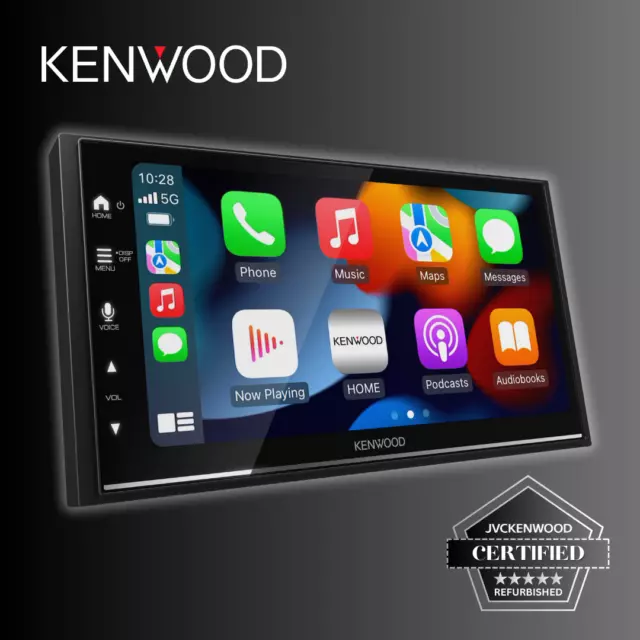 Kenwood DMX7522DABS Wireless CarPlay Android Auto with DAB+ 6.8" Screen RRP $849