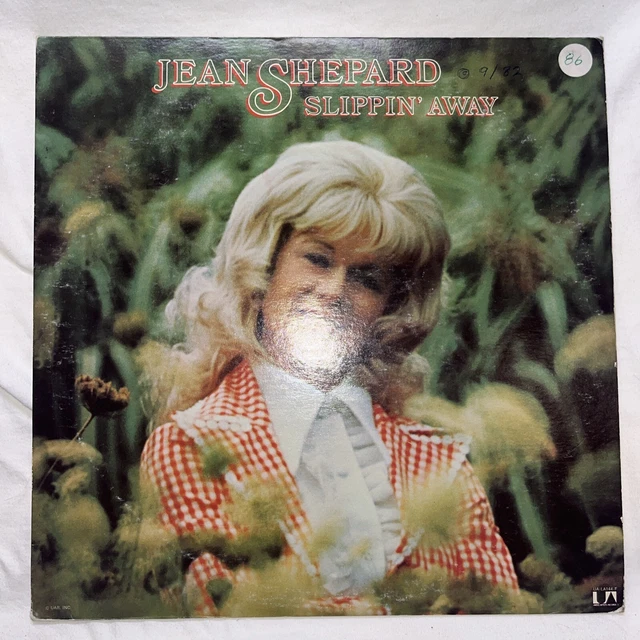 JEAN SHEPARD Vinyle Slippin' Away, LP 1973 United Artists Records