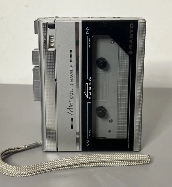 Baladeur Cassette Sanyo M1110C Avec Enregistreur - Testé OK, Vintage, Fonctionne