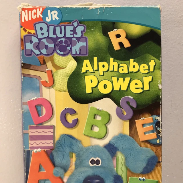 NICK JR BLUE’S Clues Room Alphabet Power VHS Video Tape VTG Nickelodeon ...
