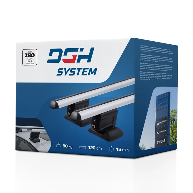 Dgh System Easy Line Barres De Toit Verrouillables Ford Focus MK II 2008-2011 - 90 Kg