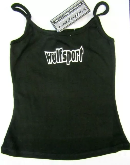 Wulfsport girl kids age 6-14 Camisole cami Vest  black top sport casual