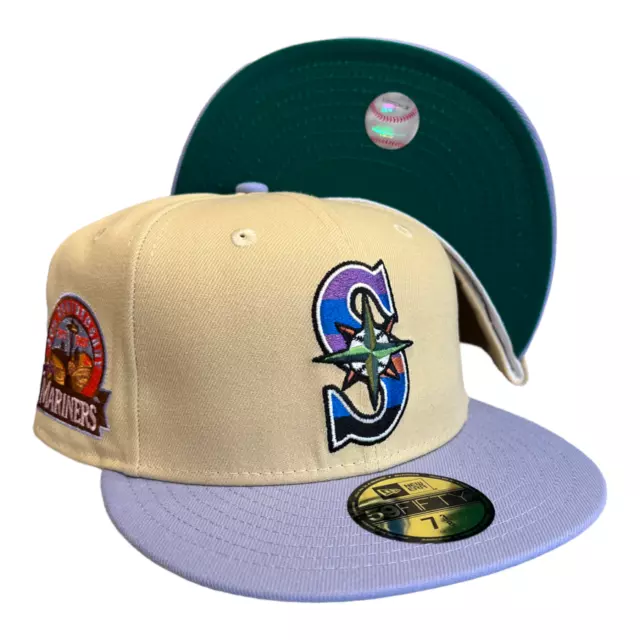 New Era Seattle Mariners 2 Tone 59FIFTY Fitted Hat 30th Anniversary Patch 7 5/8