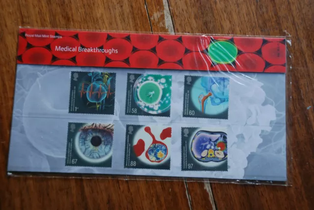 Royal Mail Mint Stamps 2010 Presentation Pack 446 Medical Breakthroughs