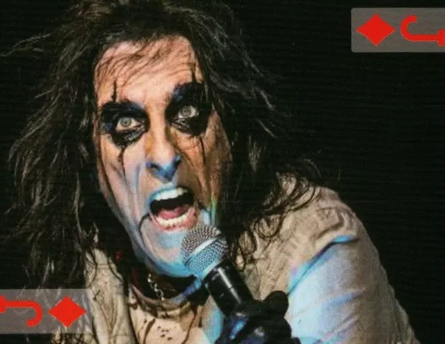 Alice Cooper, Rockstar, Playing Card, Rare UK Set