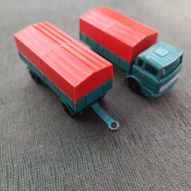 Matchbox Lesney Mercedes Truck And Trailer No 1