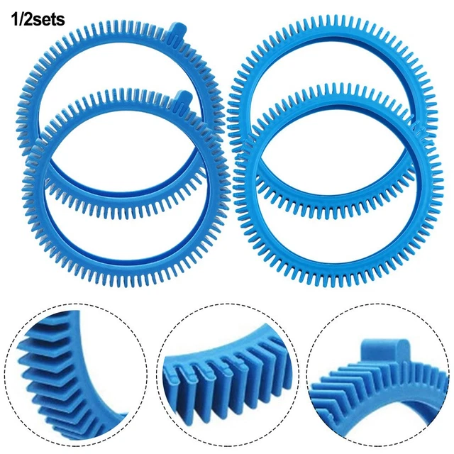 Kit Pneus 360287 Pour Nettoyeur De Piscine Pentair Rebel V2 - Améliore La Maniabilité