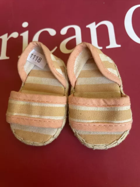 American Girl Molly Molly’s Shoes Bathing Suit Swimsuit Beach  ESPADRILLES ONLY