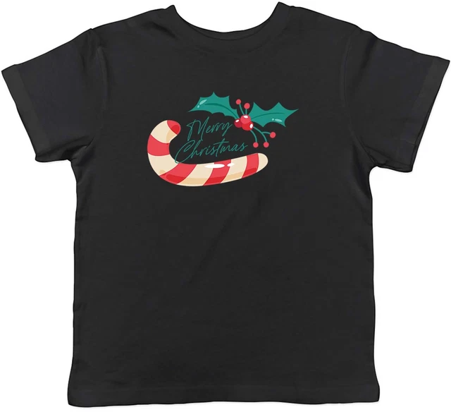 Maglietta Buon Natale Candy Cane Natale Bambini Bambini Ragazzi Ragazze Regalo