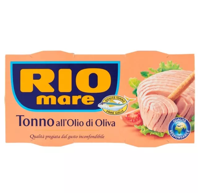 TONNO - ALL'OLIO DI OLIVA - RIO MARE - 2x160 grammi - PESCE
