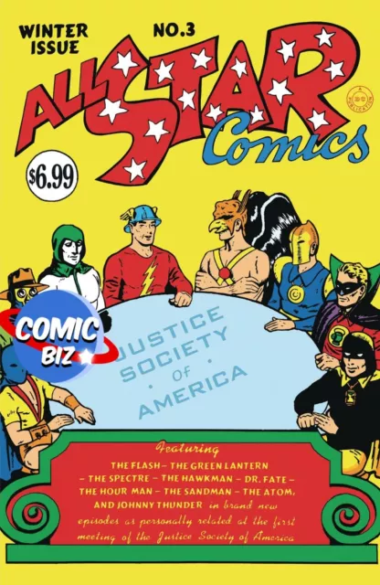 All-Star Comics #3 Facsimile Edition (2023) 1St Printing Hibbard Main Cover Dc