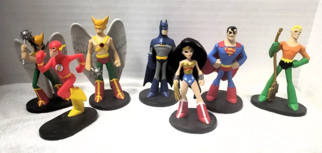 Funko DC Comics Hero World Lot of 7 Vinyl Figures Figurines