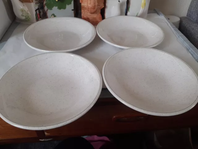 Dudson Dishes Set 4 White Ceramic Stoke On Trent