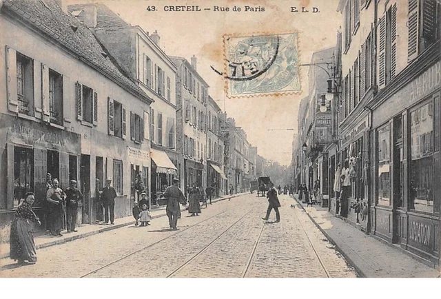 94. n°53175. CRETEIL. rue de paris