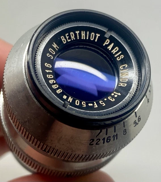 Som Berthio Paris Cinor 50mm F3.5 L39→M Som Berthiot Cinor 50mm f3.5 ライカM改造 Review作例 シネマ用