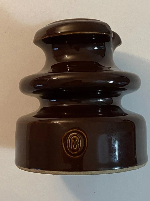 Ohio Brass brown porcelain insulator 