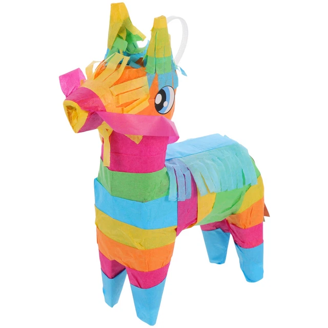 Niños Rainbow Party Suministros Taco Piñata Relleno Rainbow Pinata Party