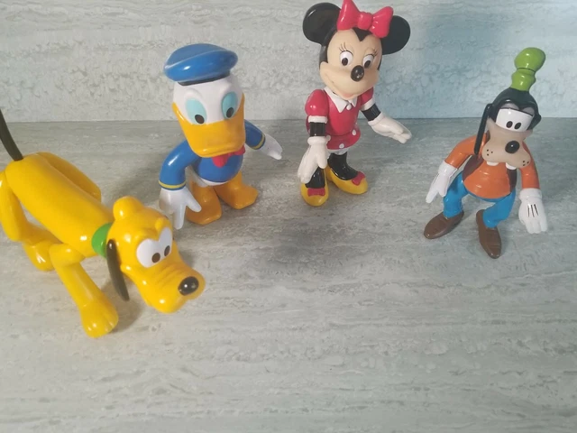 Walt Disney Attractions figures x 4 6" Minnie Pluto Donald Goofy