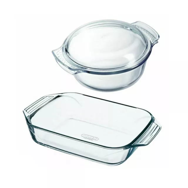 Pyrex Casserole And Roaster Set