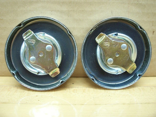Tapas De Gasolina Ventiladas Réplica Eaton Para Harley Davidson Knuckle/Panhead FL 41-64 Y EL 39-40 - Estilo Vintage