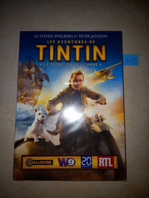 DVD Les Aventures De Tintin Le Secret De La Licorne Steven Spielberg