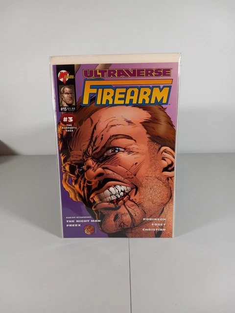 FIREARM #15 SIGNED by James Robinson Ultraverse Malibu Comics $5.00