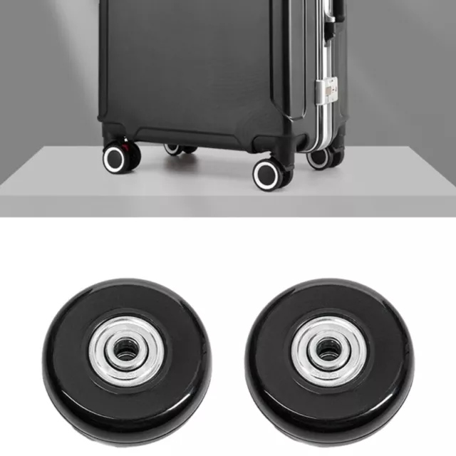 Elastic Durable Wheels Noise frees Wheels for Travel Bags Convenient for Daily 2