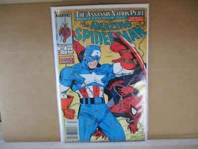 Marvel Amazing Spider-Man 323 McFarlane Newsstand 1989 6.5 FN+ Captain America